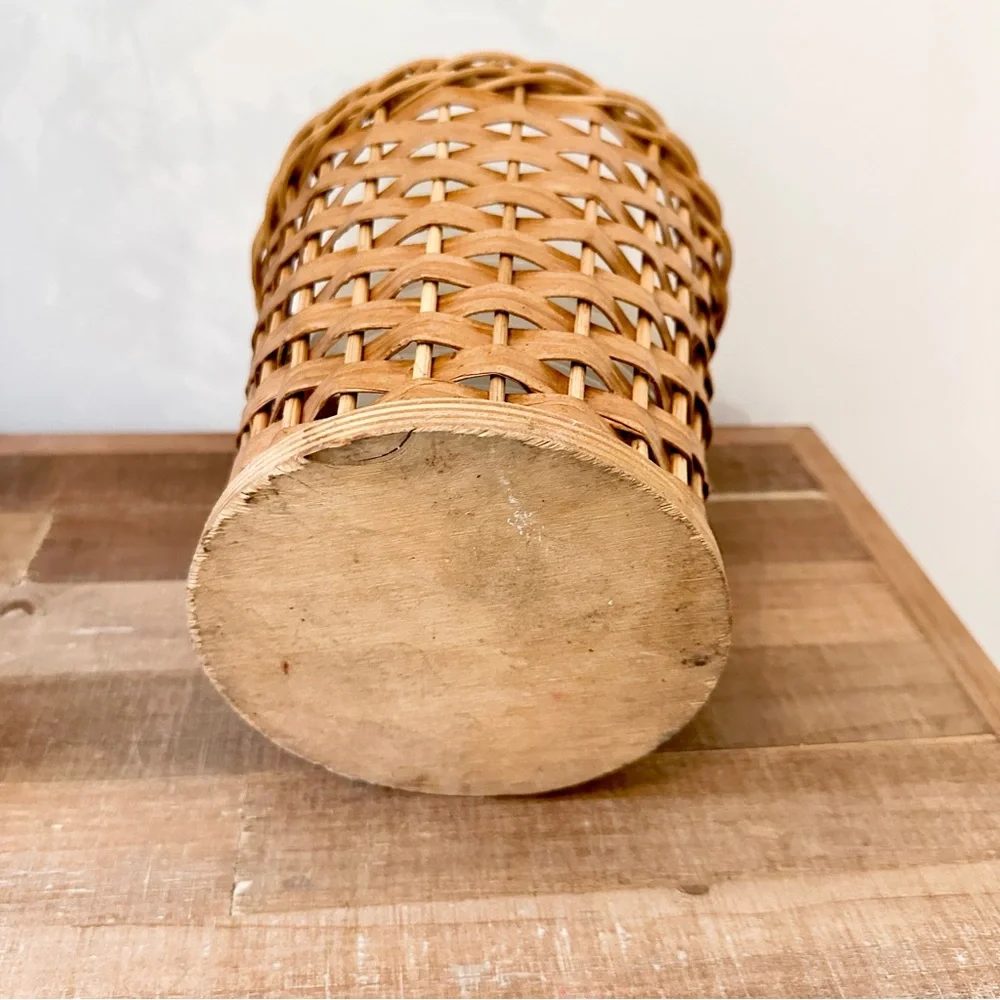 Gorgeous Basket Weave Basket Plant Home Decor 8 Inch